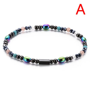 Colorful Stone Magnetic Therapy Anklet Weight Loss