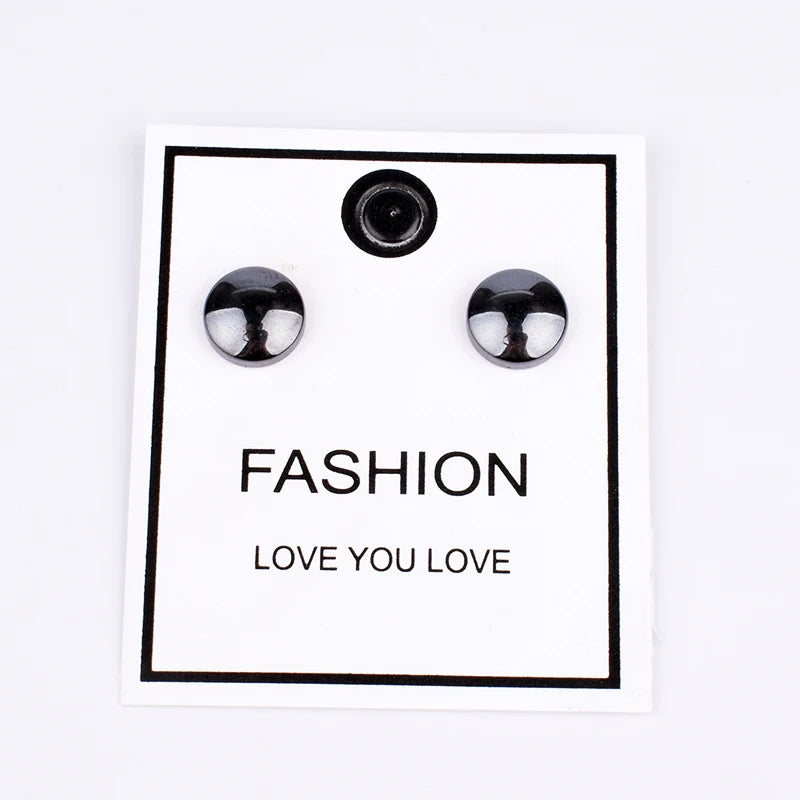 Weight Loss Magnet Earrings Natural Magnetic Stone Therapy Slimming