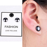 Weight Loss Magnet Earrings Natural Magnetic Stone Therapy Slimming
