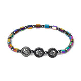 Magnetic Therapy Weight Loss Anklet Bracelet Colorful Gallstone Hematite Chain