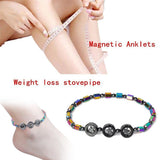 Magnetic Therapy Weight Loss Anklet Bracelet Colorful Gallstone Hematite Chain