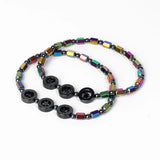 Magnetic Therapy Weight Loss Anklet Bracelet Colorful Gallstone Hematite Chain