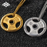Weight Plate Barbell Dumbbell Pendant Weightlifting Fitness