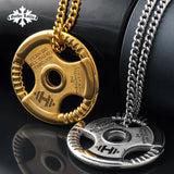 Weight Plate Barbell Dumbbell Pendant Weightlifting Fitness