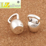 6pcs Weighted Kettlebell Charm Beads Zinc Alloy Sport Pendants