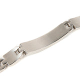 Men's Stainless Steel Magnetic Bracelet Curved Bangle Health Jewelry
