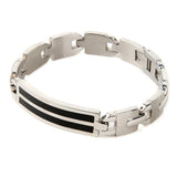 Men's Stainless Steel Magnetic Bracelet Curved Bangle Health Jewelry