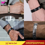 Titanium Magnetic Therapy Bracelets for Men and Women