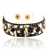 Bohemia Style Rhinestone Leather Charm Wrap Bracelet Bangles