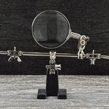Welding Clip Magnifying Glass 2.5X Lens Soldering Stand