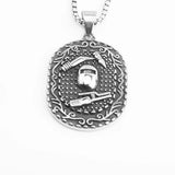 Men's Welding Mask Pendant Necklace