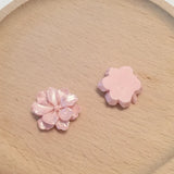 Camellia Resin Flower DIY Hair Accessories Earrings Stud Materials