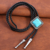 Vintage Western Bolo Tie Cowboy Necktie Adjustable Neck Rope Necklace