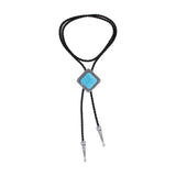 Western Bolo Tie Necktie Cowboy Vintage Costume Men Women Neck Rope Pendant Neck