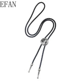 Western Cowboy Star Bolo Tie Rodeo Dance Necktie Men Women Leather Rope