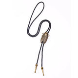 Western Cowboy Star Bolo Tie Rodeo Dance Necktie Men Women Leather Rope