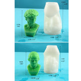 Western Portrait David Ornaments Mold DIY Crafts Home Decor