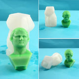 Western Portrait David Ornaments Mold DIY Crafts Home Decor
