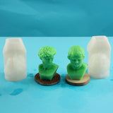 Western Portrait David Ornaments Mold DIY Crafts Home Decor