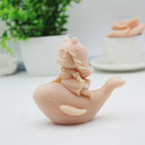 Whale Girl Silicone Mold for DIY Ornaments Making