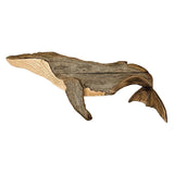Whale Home Wall Decor Wooden Wall Hanging Ornaments for Living Room Bedroom