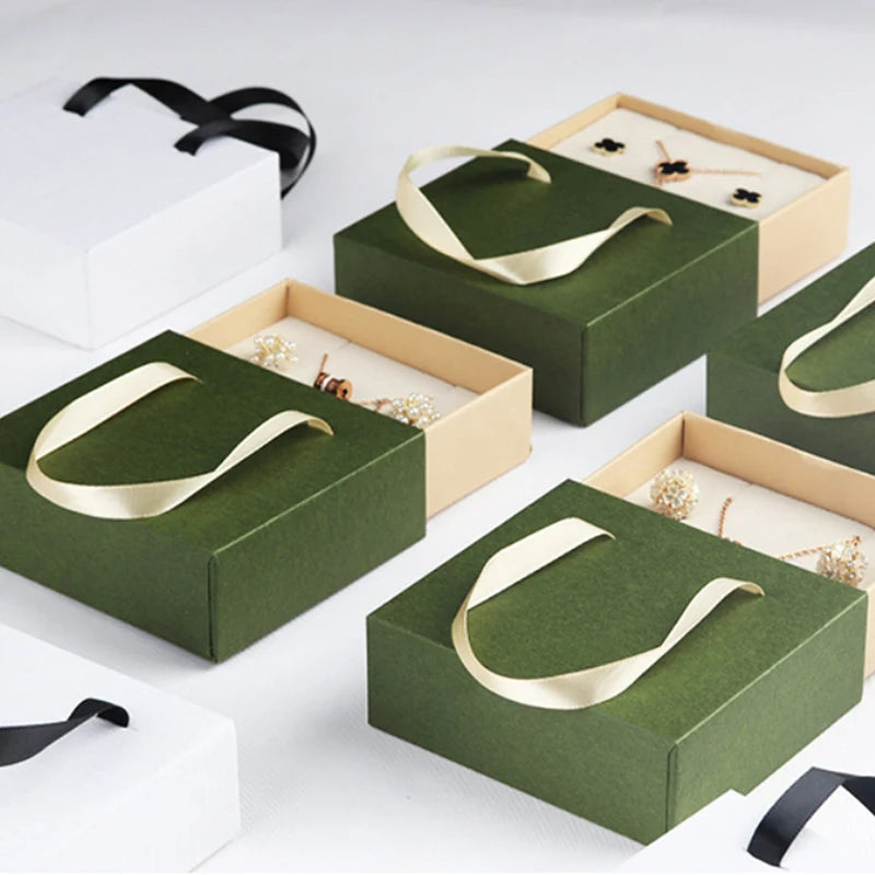 Paper Jewelry Boxes Printed Cardboard