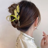 Wheat Ear Tulip Hair Claws Headwear for Women Girls