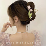 Wheat Ear Tulip Hair Claws Headwear for Women Girls
