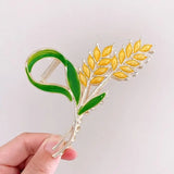 Wheat Ear Tulip Hair Claws Headwear for Women Girls