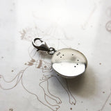 925 Sterling Silver Wheel of Fortune Dangle Charm Pendant