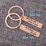 I'll Be There Keychain Gift for Couple - Rainy Day Trinket