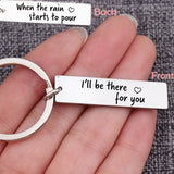 I'll Be There Keychain Gift for Couple - Rainy Day Trinket