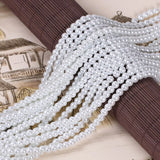 Glass Pearls Round Spacer Beads (4mm-16mm) DIY Jewelry Making