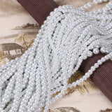 Glass Pearls Round Spacer Beads (4mm-16mm) DIY Jewelry Making