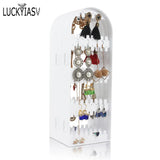 Plastic Earrings Studs Display Rack Folding Screen Earring Jewelry Display