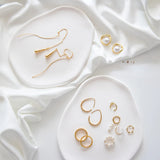 Jewelry Display Plate Rings Earrings Organizer