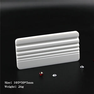 Acryli Diamond Display Gemstone Tray Grooved Plastic Tray
