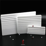Acryli Diamond Display Gemstone Tray Grooved Plastic Tray