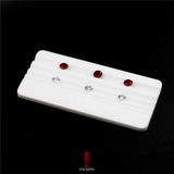Acryli Diamond Display Gemstone Tray Grooved Plastic Tray
