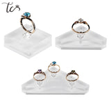 Acrylic Crystal Ring Display Stand Jewelry Tray