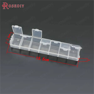 Acrylic Plastic Beads Box Container Jewelry Making Supplies