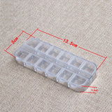 Acrylic Plastic Beads Box Container Jewelry Making Supplies