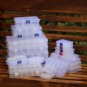Acrylic Plastic Beads Box Container Jewelry Making Supplies