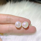 Baroque Pearl Earring 18k Ear Stud Jewelry Gift Dangle