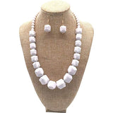 Chunky Beads Necklace for Women, Costume Jewelry Statement, Halloween Necklaces