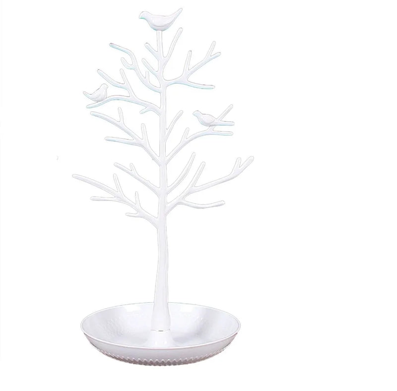 Birds Tree Jewelry Organizer Display Stand