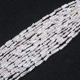 Natural Freshwater Biwa Pearl Strand Necklace