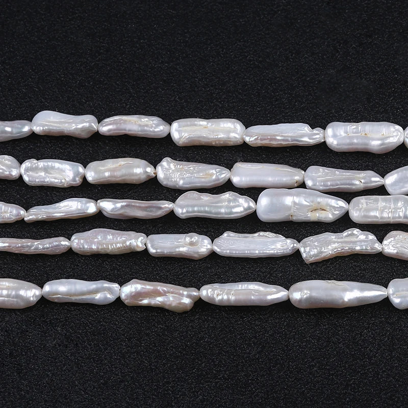 Natural Freshwater Biwa Pearl Strand Necklace