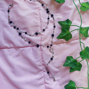 Double Layered Rosary Necklace Fairy Mall Goth Fairycore Pixiecore