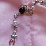 Double Layered Rosary Necklace Fairy Mall Goth Fairycore Pixiecore